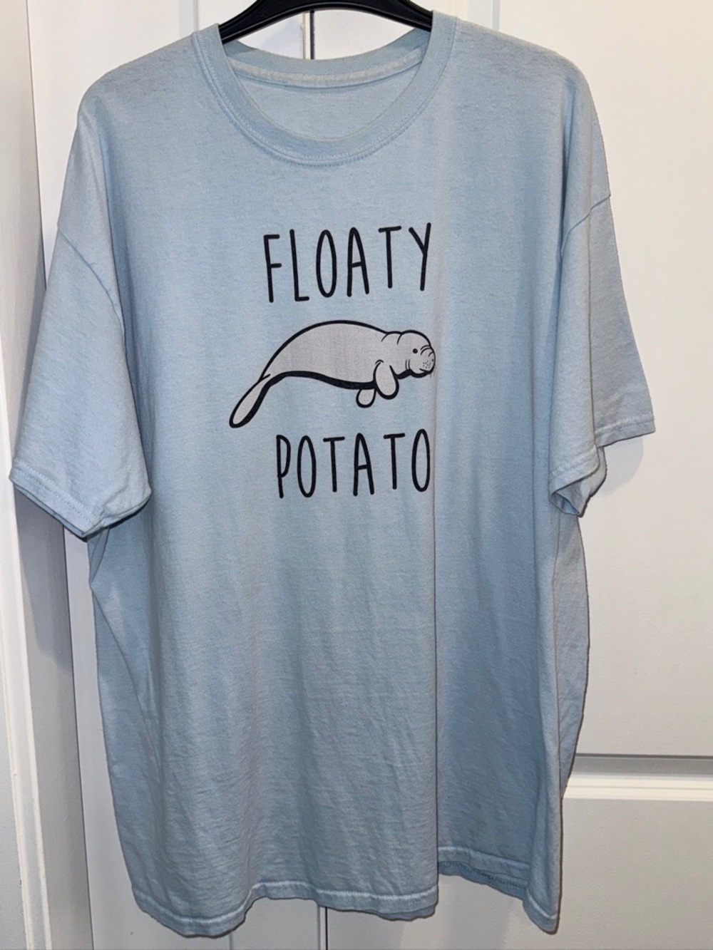 Floaty Potato Light Blue Graphic Tee